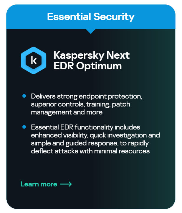 Kaspersky Next EDR Optimum