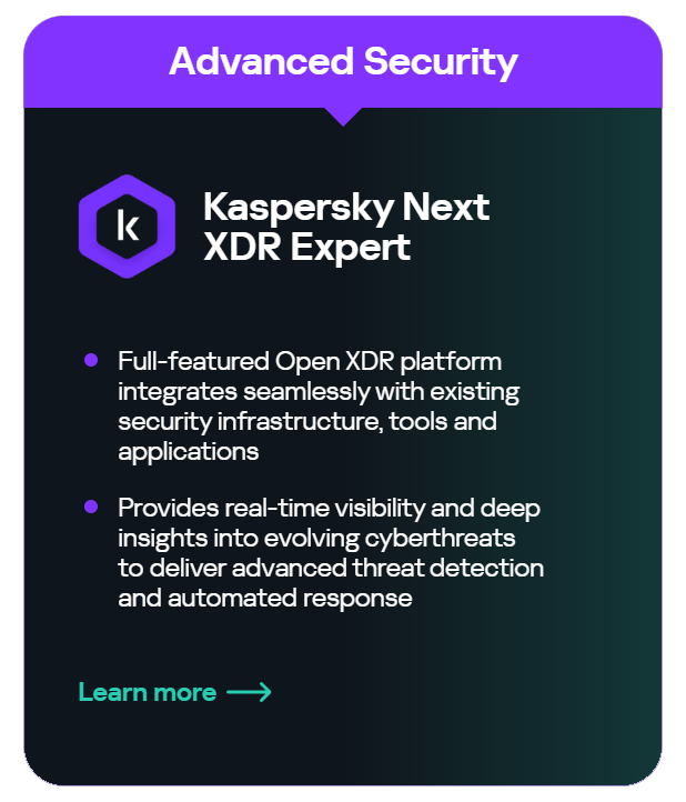 Kaspersky Next XDR Expert